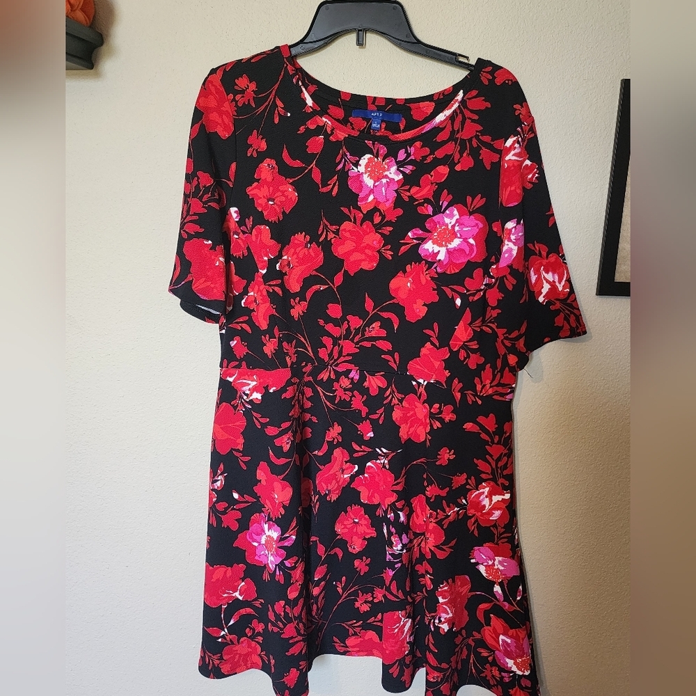 Womens Apt. 9 Fit & Flare Dress - Picture 4 of 6